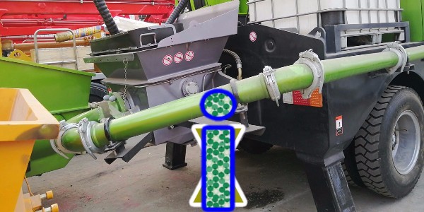 混凝土泵必須配備專業人員對篩網處堆積的混凝土進行清理的必要性