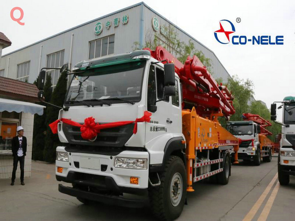 小型泵車，小型混凝土泵車，天泵